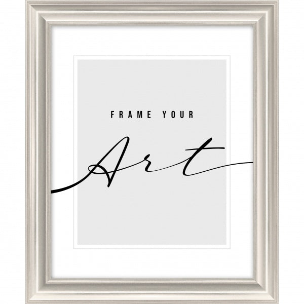 Rėmelis KNOR Sylwia 30x40 sidabrinis|40mm|plexi