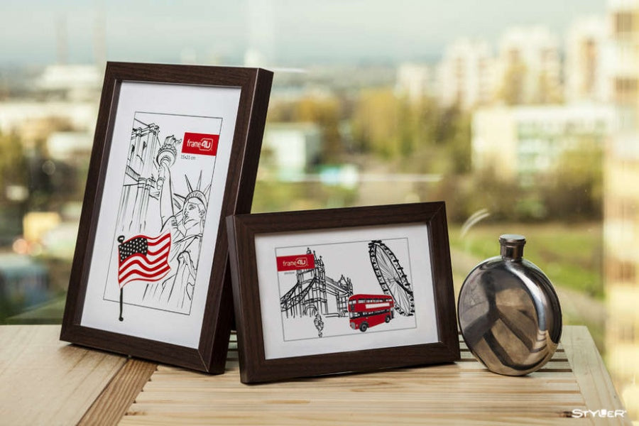 Rėmelis STYLER 21x30 JAPAN rudas AE | 15mm