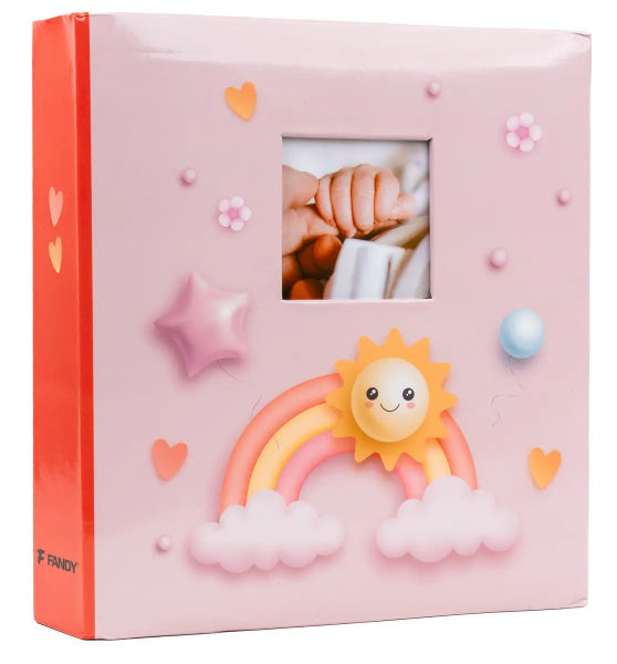 Albumas FANDY DRS50 RAINBOW-2 22.8x28 cm | 100 magnet psl | spiralinio rišimo