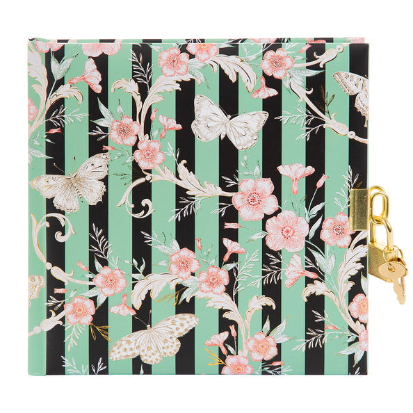 Užrašų knygutė GOLDBUCH 44361 Hybrid stripes su spynele| 17x17| 96 psl|balti lapai