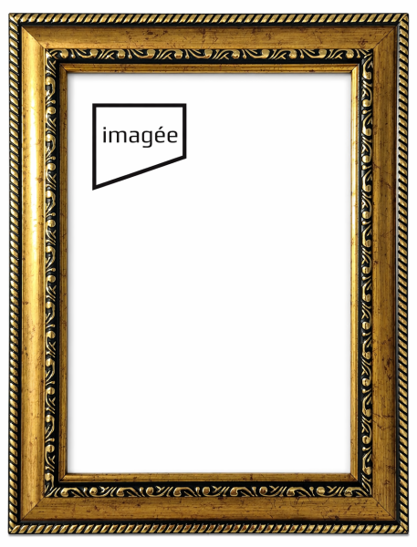 Rėmelis 30x40 plast VF3566 BAROCCO auksinis|30mm