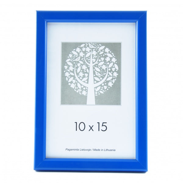 Rėmelis 10x15 plast 1303043 Aura mėlynas | 14mm