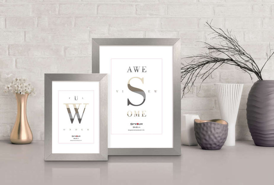 Rėmelis STYLER 15x21 SANREMO tamsus sidabras AB | 15mm