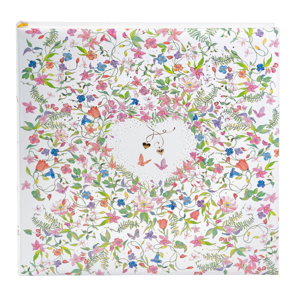 Albumas GOLDBUCH 08035 Charming Heart 30x31/60psl balti lapai, kampučiai/lipdukai, knyginio rišimo [V]