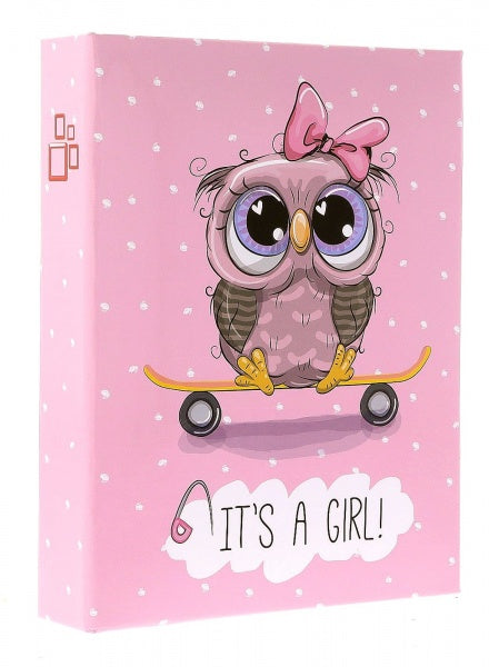Albumas  GED DPH4636 10x15 36 OWL PINK  | kišeninis | klijuotas
