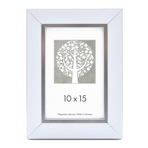 Rėmelis 15x21 plast 1305000 GLORIA baltas| 28mm