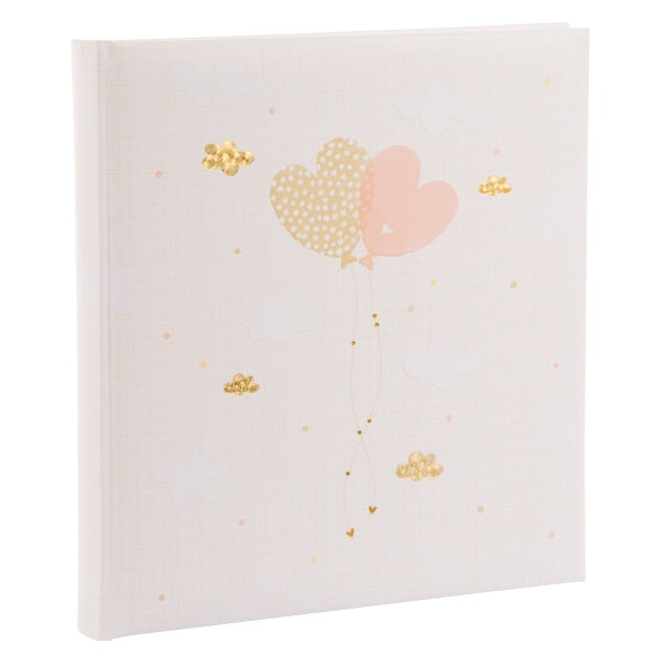Albumas GOLDBUCH 08386 Balloonig Hearts 30x31/60psl |balti lapai| kampučiai/lipdukai [V]