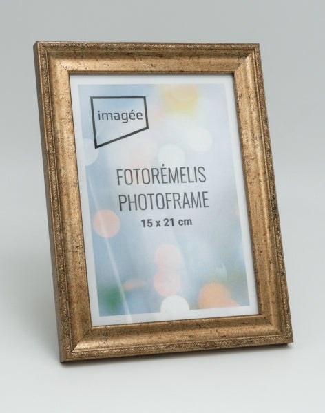 Rėmelis 21x30 plast VF3487 VENETO sendintas auksas | 26 mm
