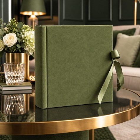 Albumas  GED DBCL50 VELVET OLIVE 29x32/100psl | kreminiai lapai | lipdukai/kampučiai | knyginio rišimo | max 10x15 400