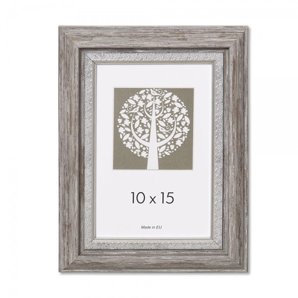Rėmelis 10x15 plast 1306017 NATALI pilkas | 30 mm