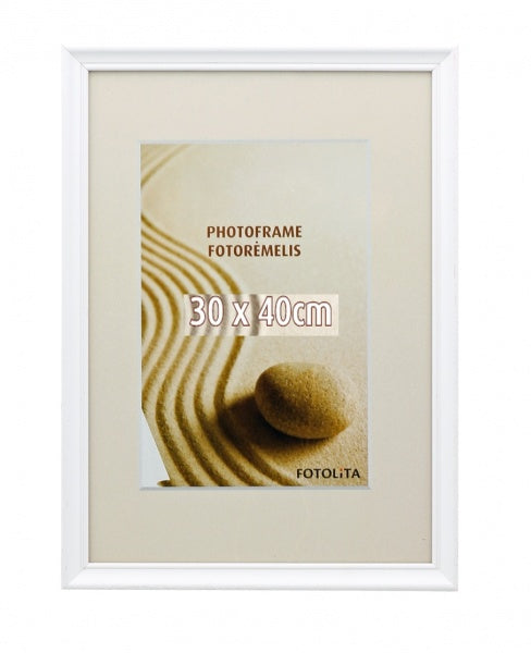 Rėmelis 30x40 med 1201194 Pavasaris baltas  | 16mm