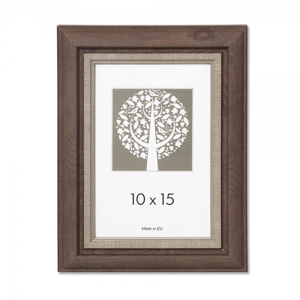 Rėmelis 40x60 plast 1306015 FAUSTA rudas | 30 mm