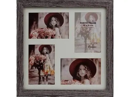 Rėmelis FANDY NARVIK gallery 4x10x15|35x35cm pilkai-rudas|28mm