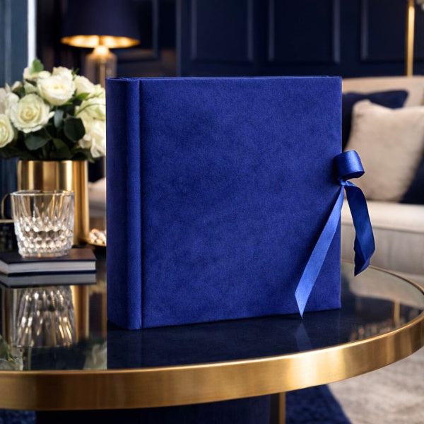 Albumas  GED DBCSS20 VELVET INDIGO 25x25/40psl | kreminiai lapai | kampučiai/lipdukai | knyginio rišimo