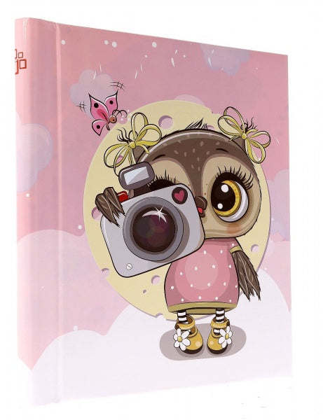 Albumas  GED DRS20 CAMERA OWL PINK 22,5x28 | 40 magnet psl | spiralinio rišimo | max 10x15 160