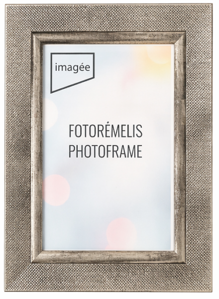 Rėmelis 30x40 plast VF3789 FLASH tamsaus sidabro|25mm